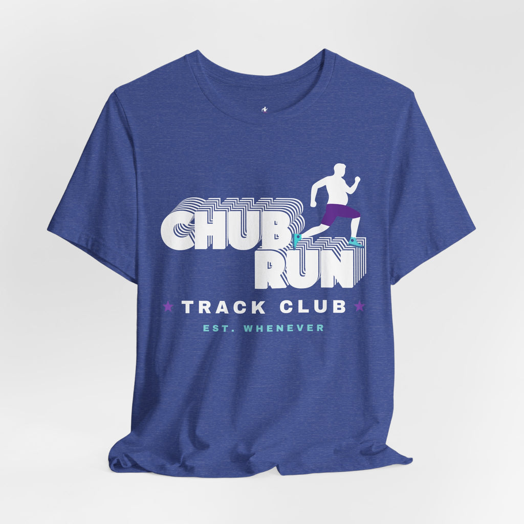 Chub Run Track Club T-Shirt — "Run Now. Gravy Later." Funny Running Tee