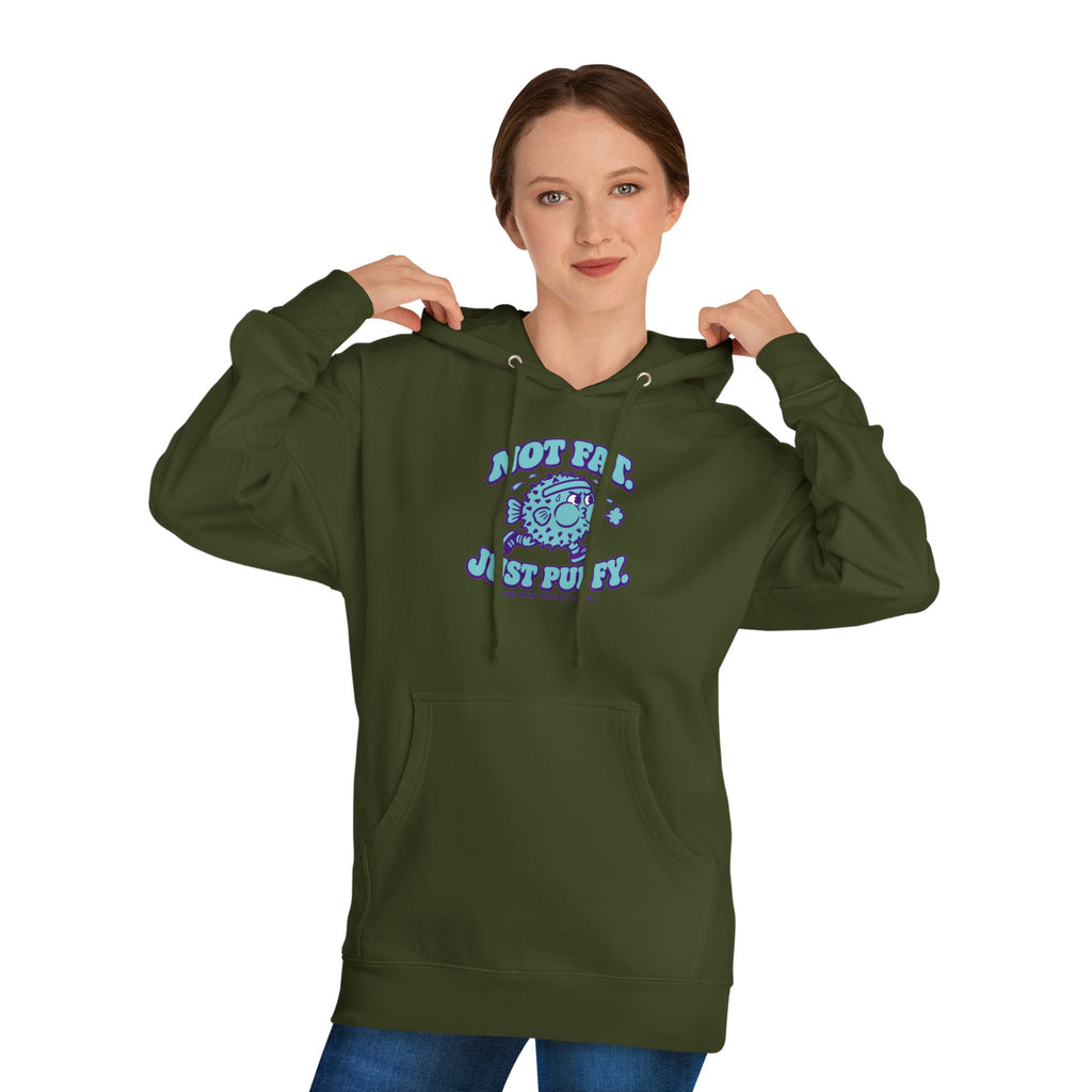 Not Fat. Just Puffy. Pufferfish Hoodie
