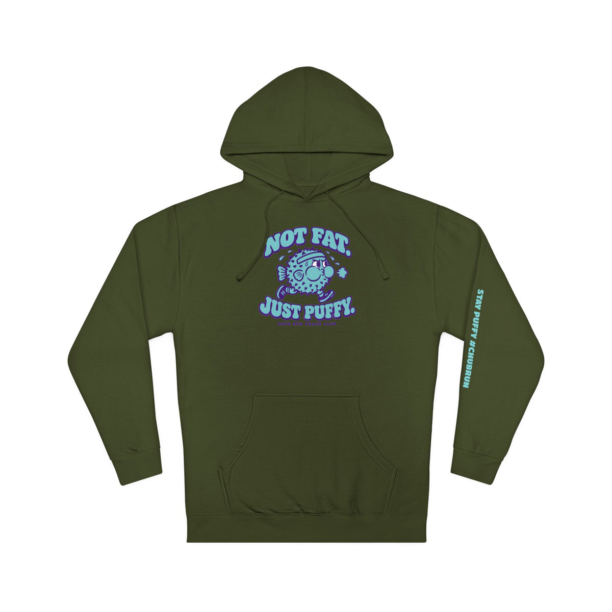 Not Fat. Just Puffy. Pufferfish Hoodie