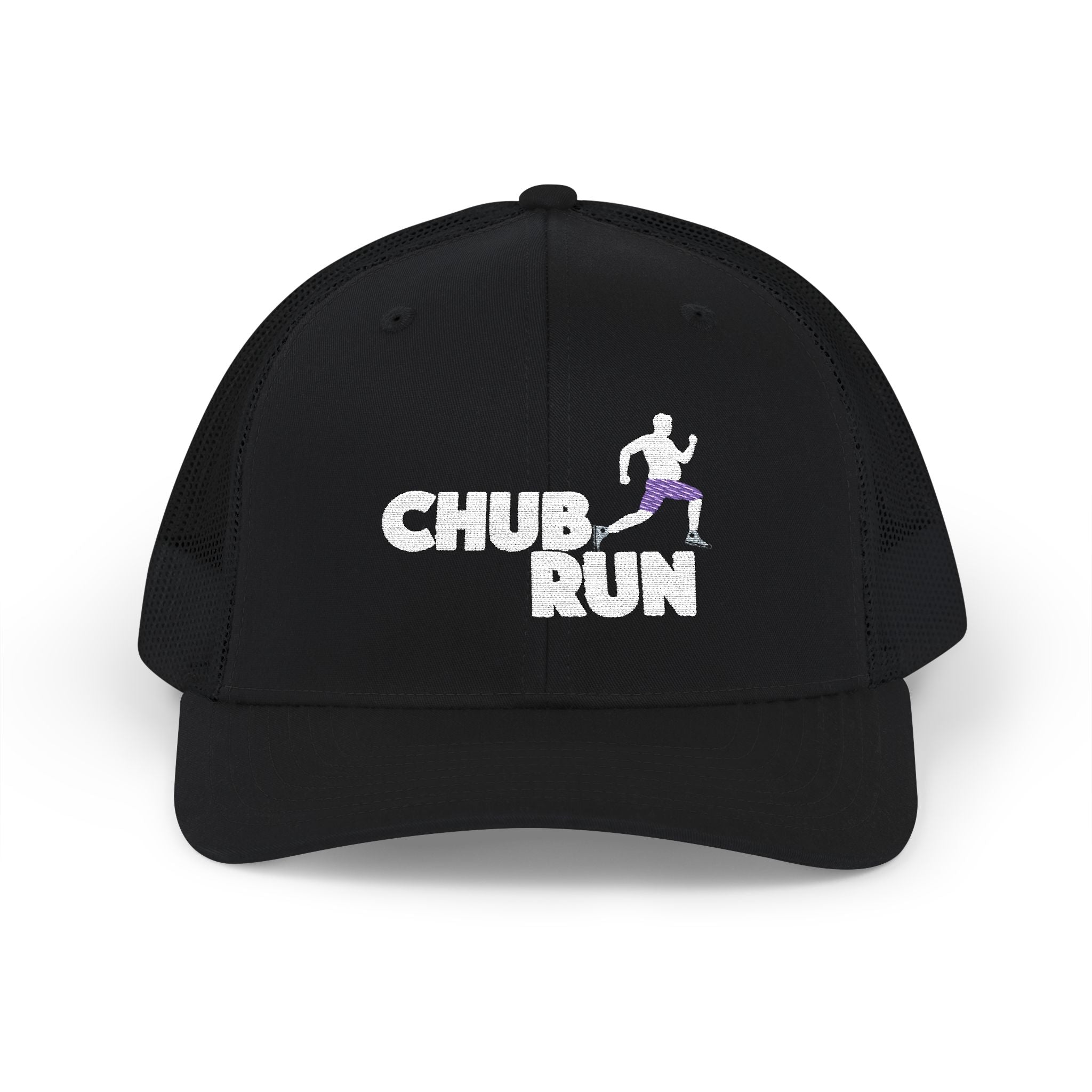 Chub Run Trucker Cap – Funny Runner Graphic Snapback Hat