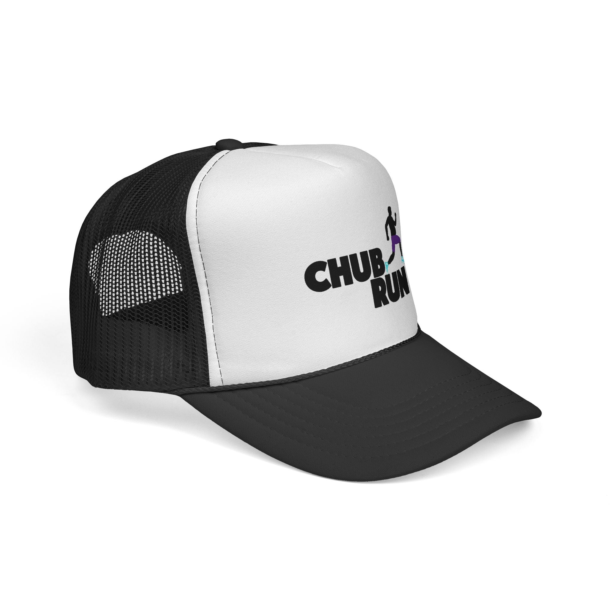 Chub Run Trucker Hat – Funny Running Cap for Plus-Size Runners