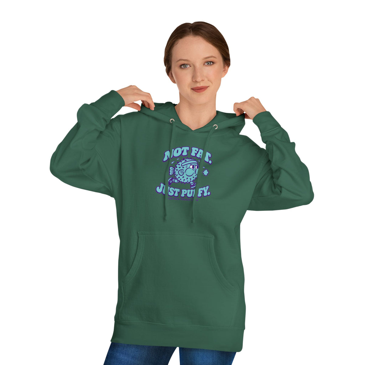 Not Fat. Just Puffy. Pufferfish Hoodie