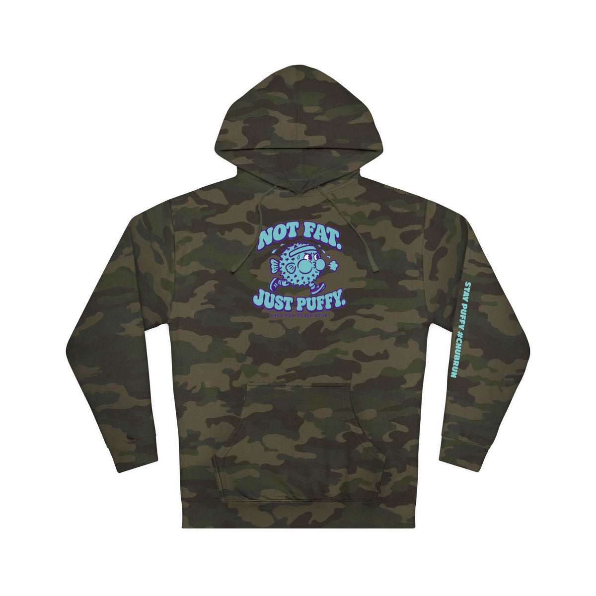 Not Fat. Just Puffy. Pufferfish Hoodie