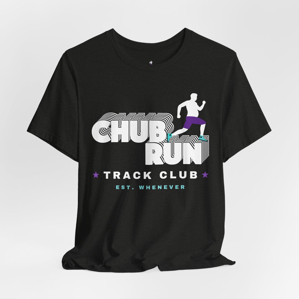 Chub Run Track Club T-Shirt — "Run Now. Gravy Later." Funny Running Tee