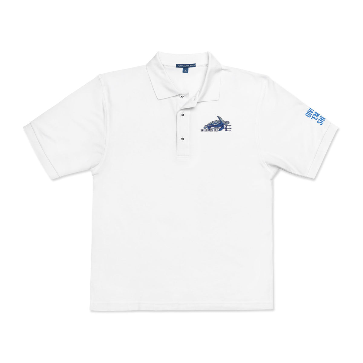 Shellback SEO Embroidered Polo - Give 'Em Shell