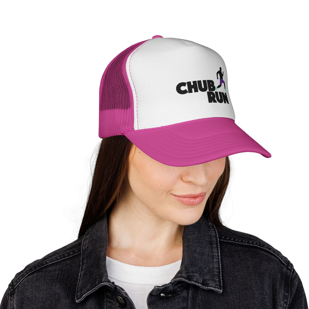 Chub Run Trucker Hat – Funny Running Cap for Plus-Size Runners