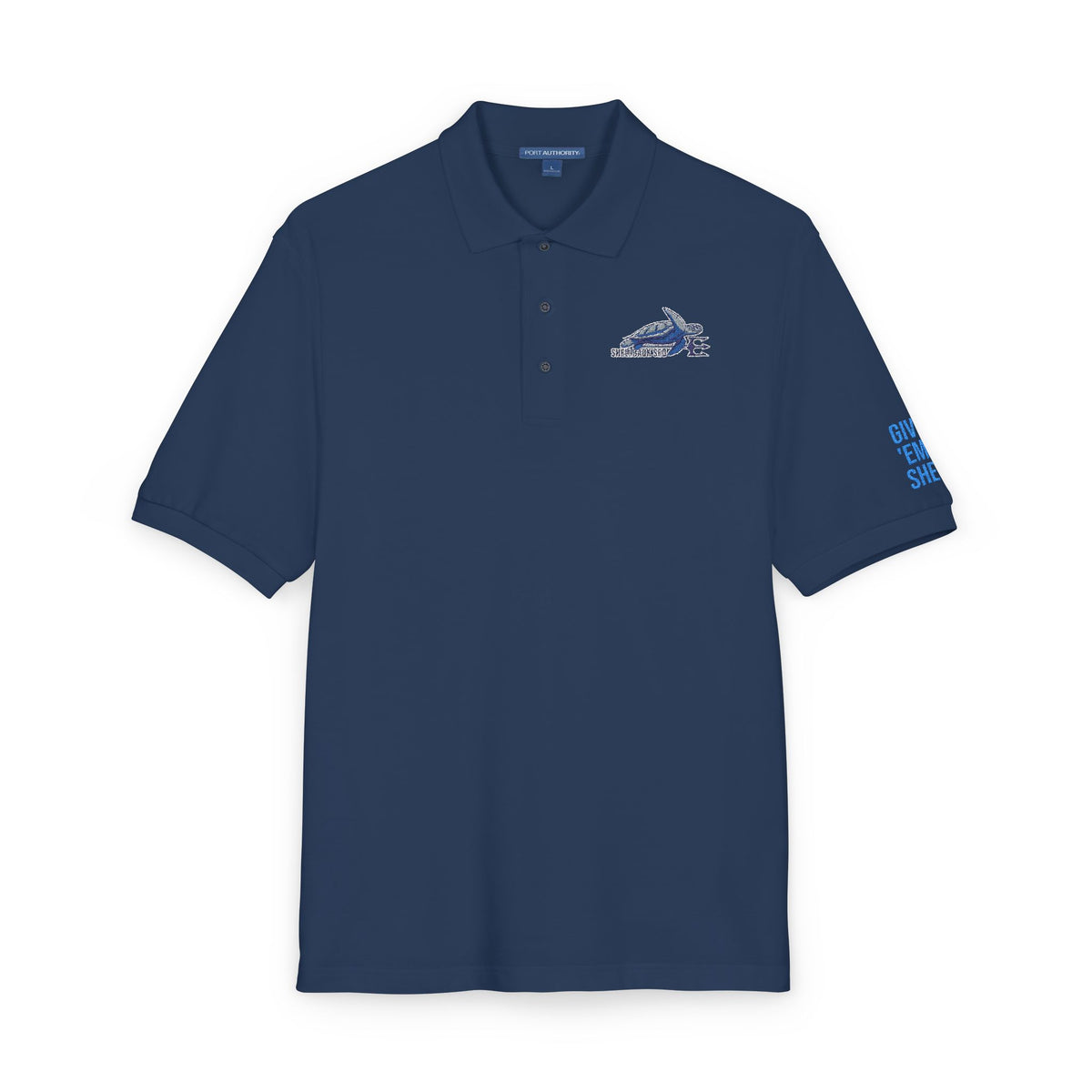 Shellback SEO Embroidered Polo - Give 'Em Shell
