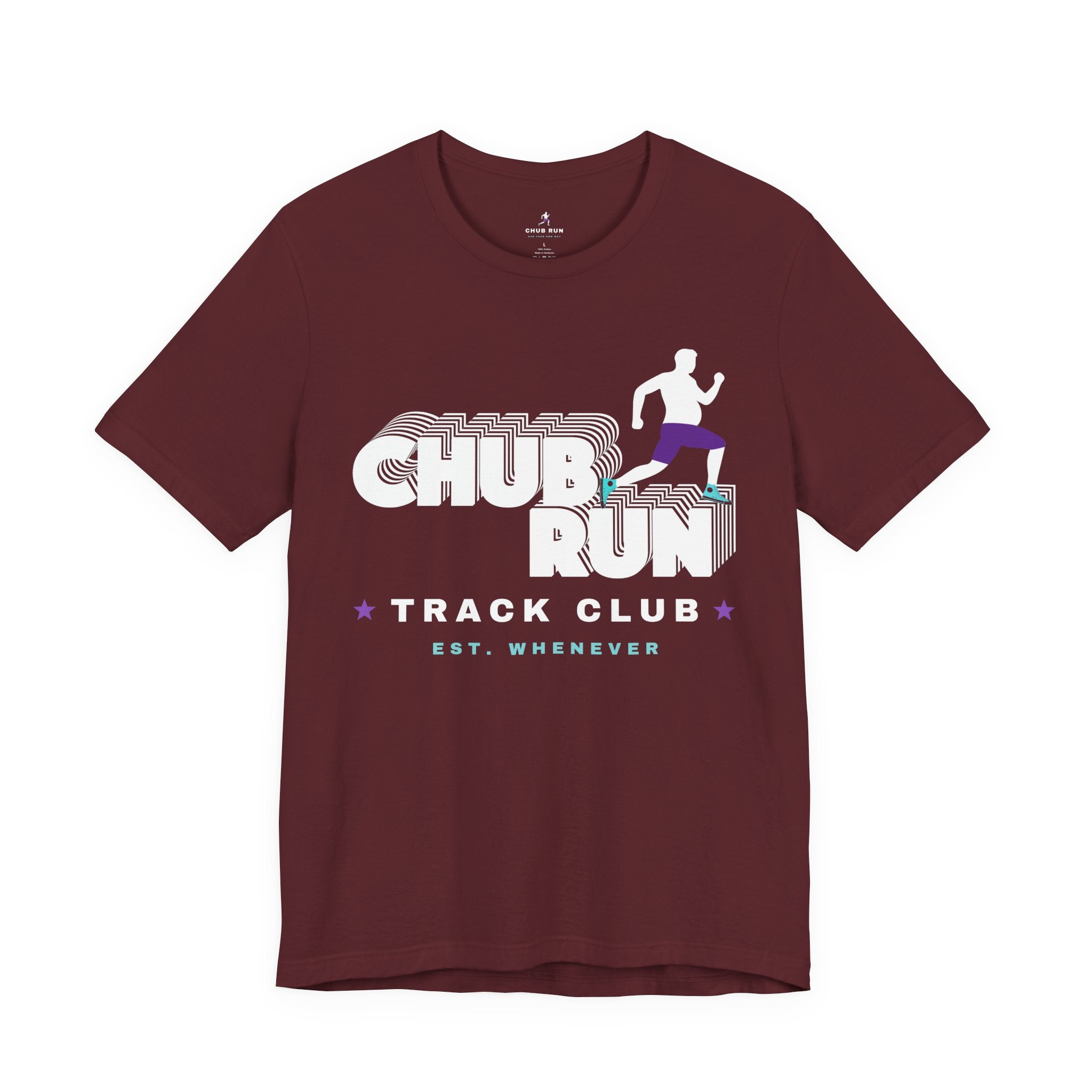 Chub Run Track Club T-Shirt — "Run Now. Gravy Later." Funny Running Tee