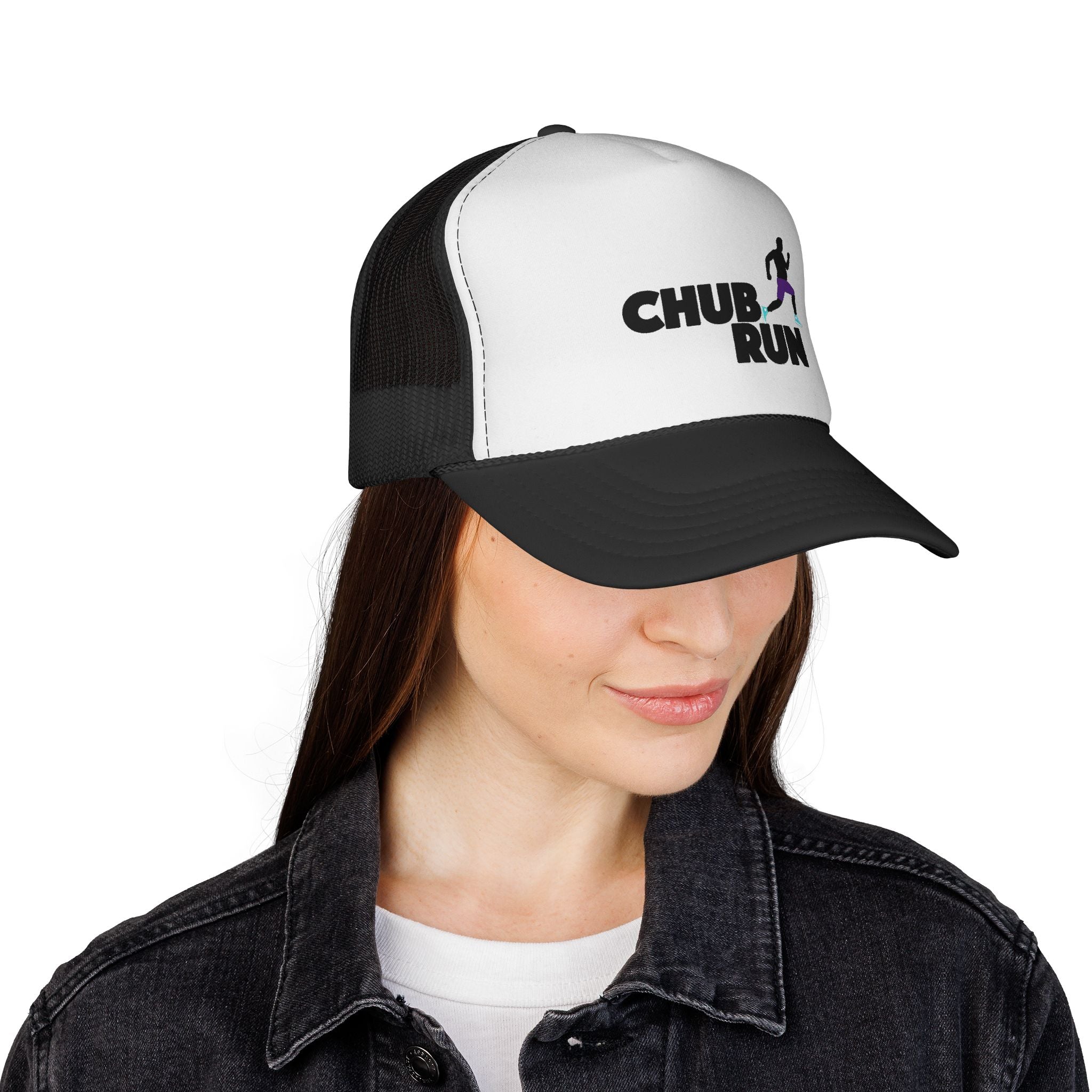 Chub Run Trucker Hat – Funny Running Cap for Plus-Size Runners