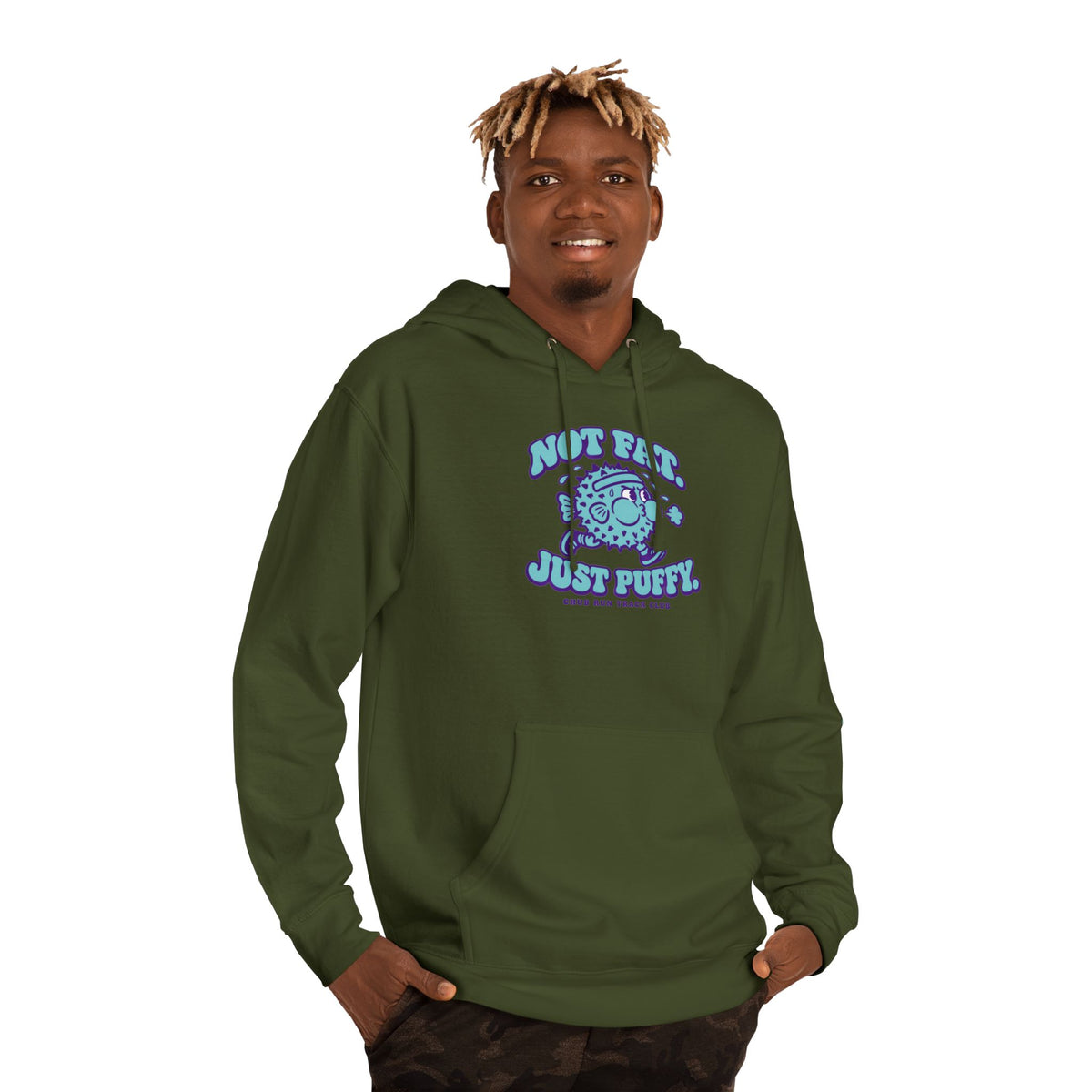 Not Fat. Just Puffy. Pufferfish Hoodie
