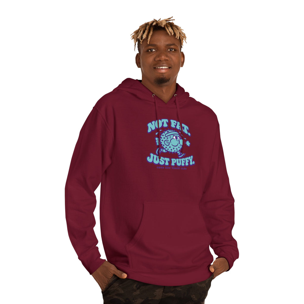 Not Fat. Just Puffy. Pufferfish Hoodie