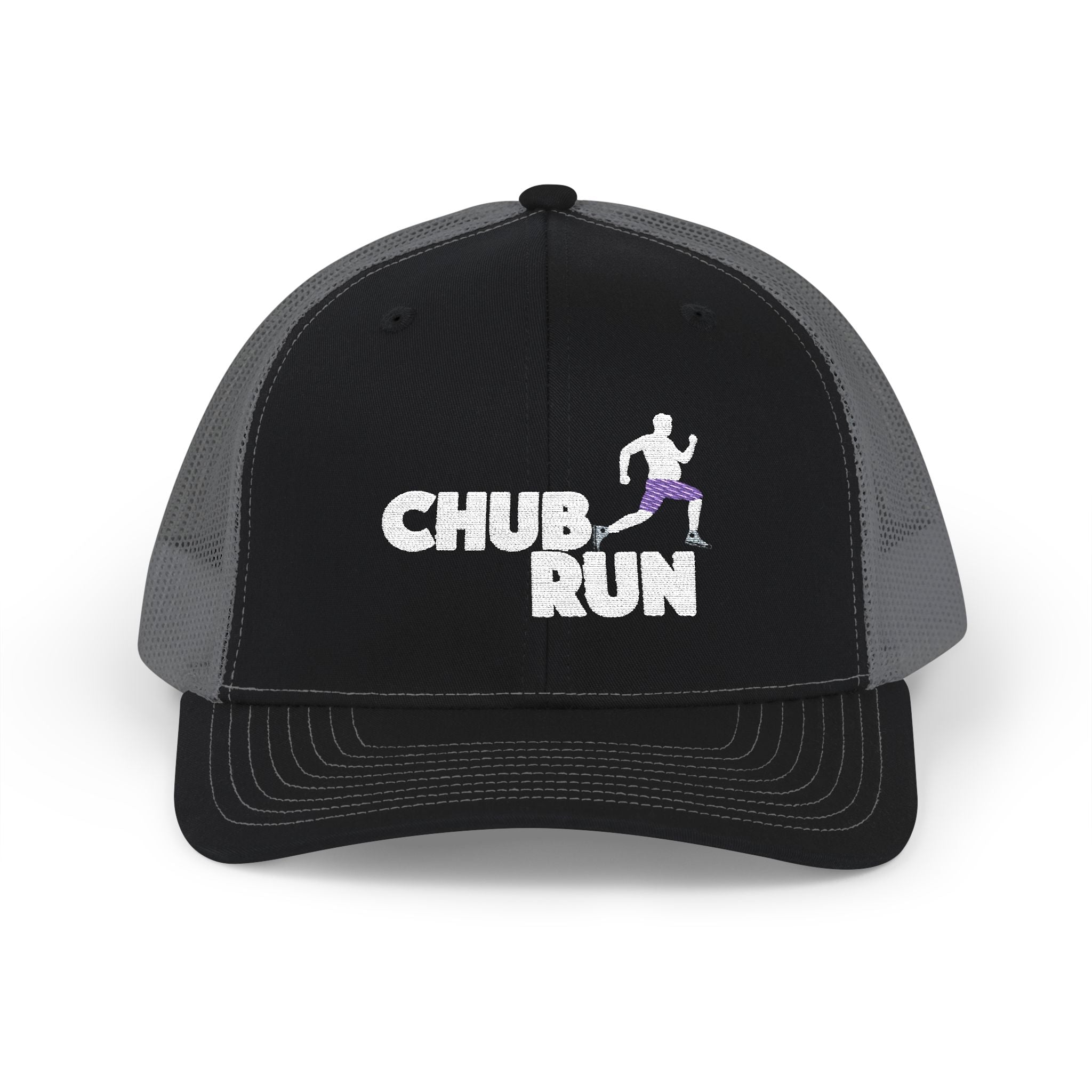 Chub Run Trucker Cap – Funny Runner Graphic Snapback Hat