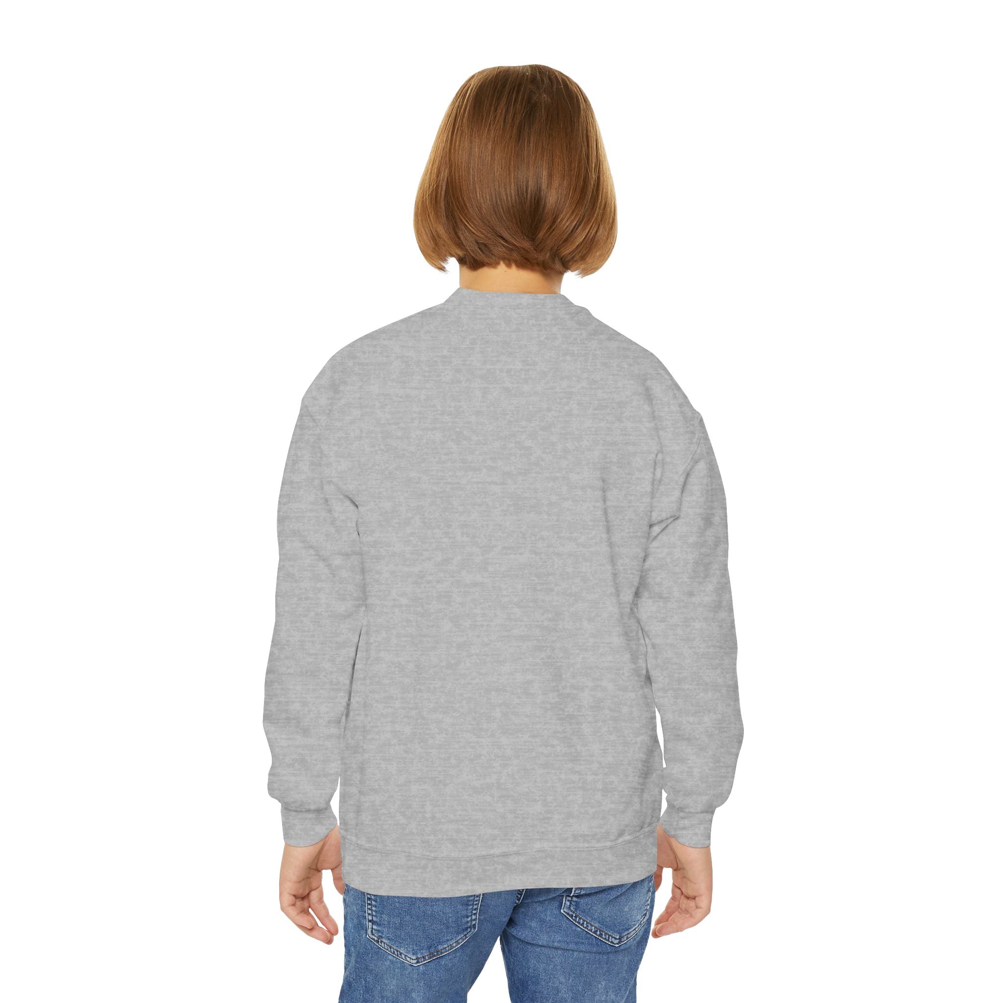 Youth Crewneck Sweatshirt — "Lil Chubbers" Graphic Pullover for Kids