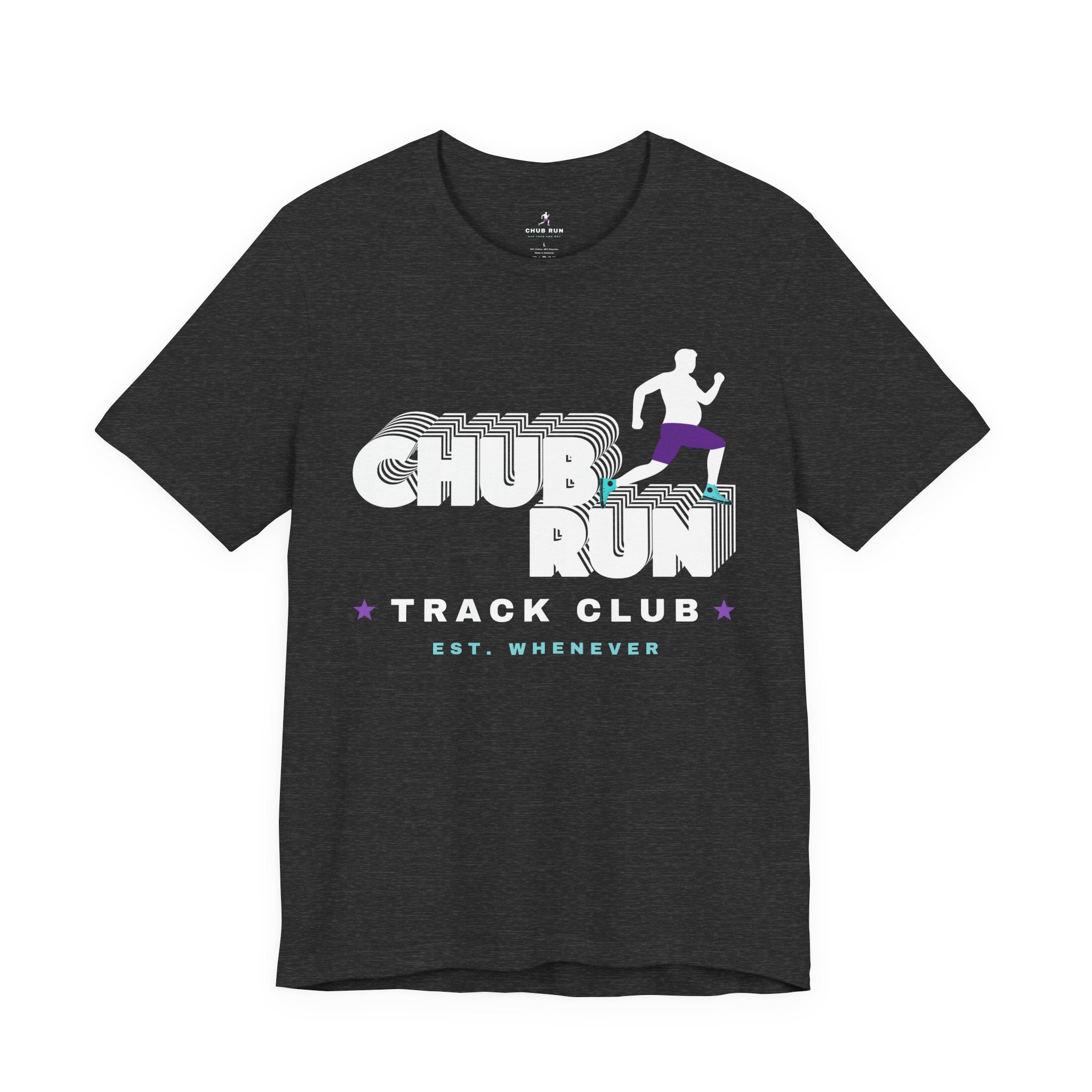 Chub Run Track Club T-Shirt — "Run Now. Gravy Later." Funny Running Tee