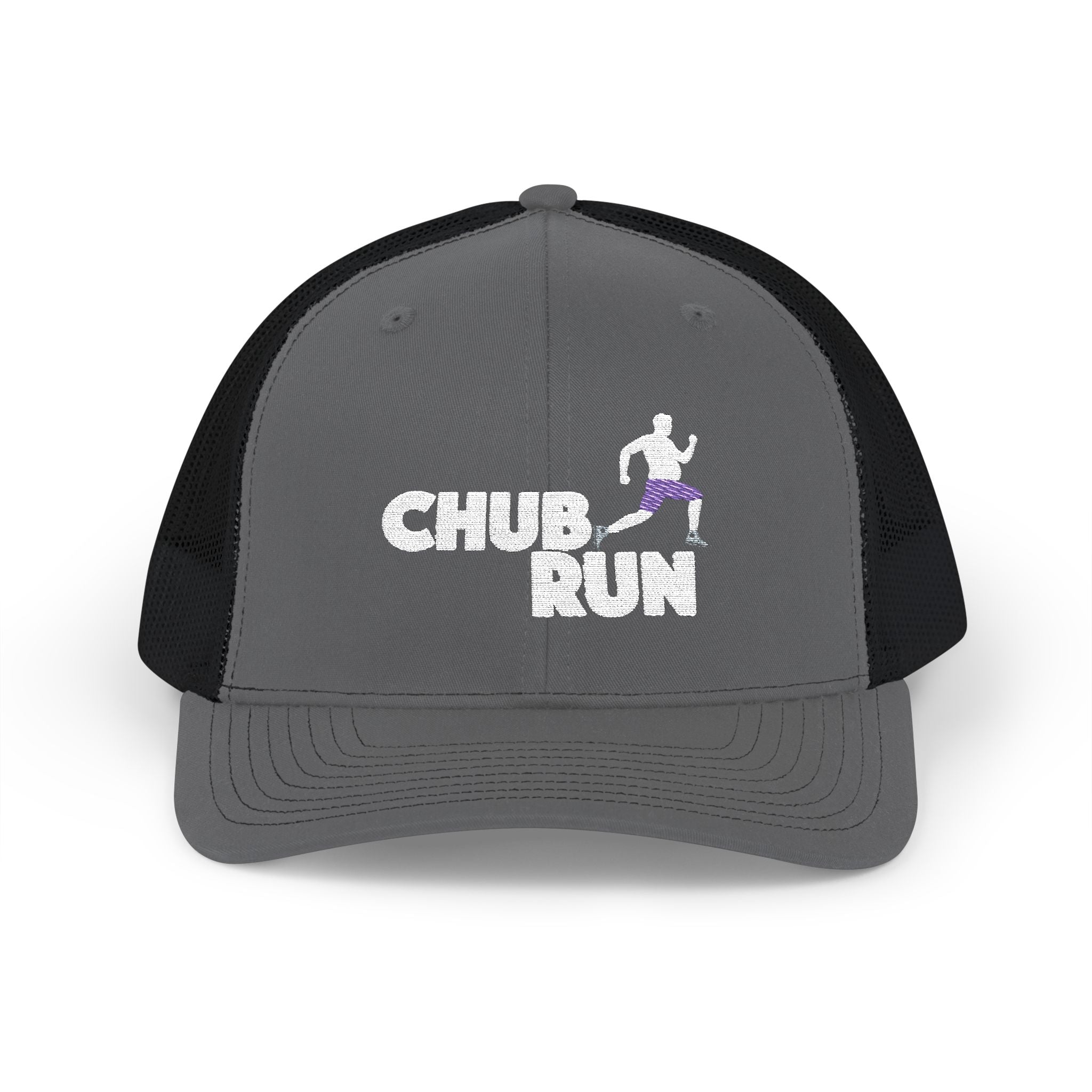 Chub Run Trucker Cap – Funny Runner Graphic Snapback Hat