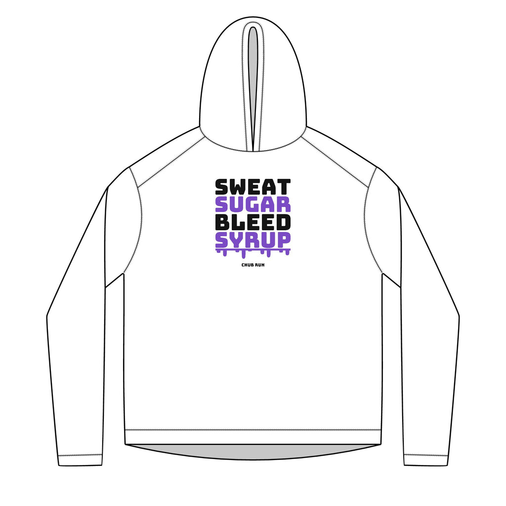 Sweat Sugar Bleed Syrup — UPF 50+ Sun Hoodie | Lightweight Running & Trail Layer