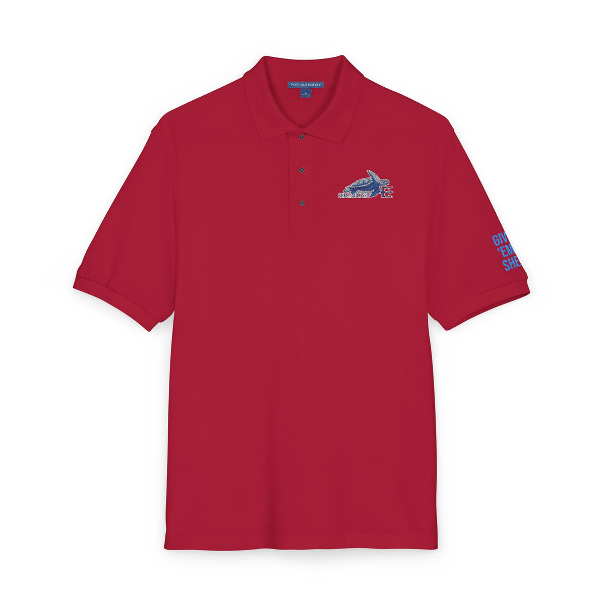 Shellback SEO Embroidered Polo - Give 'Em Shell