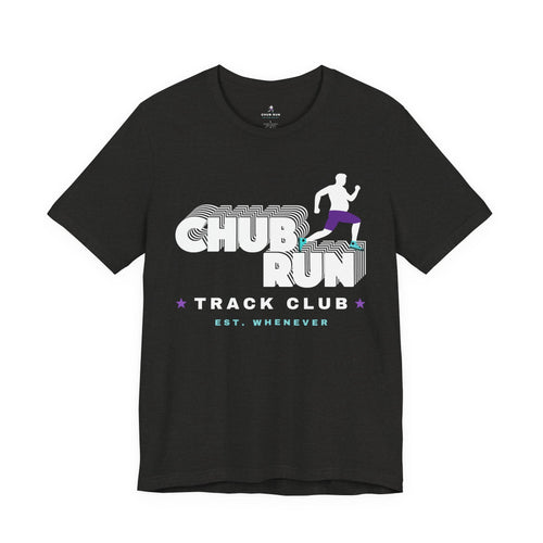 Chub Run Track Club T-Shirt — "Run Now. Gravy Later." Funny Running Tee